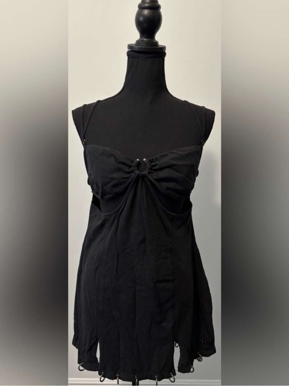 NWT Dolls Kill / Darker Wavs Charged Cut-Out Bodycon Dress